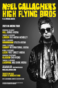 Noel Gallagher's High Flying Birds at Alexandra Palace, Outer London