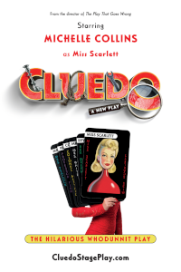 Cluedo tickets and information