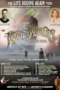 The War of the Worlds tour at 11 venues