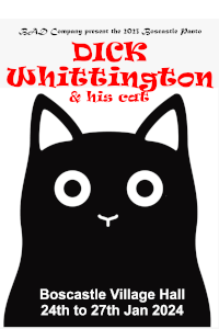 Dick Whittington and His Cat at Boscastle Village Hall, Boscastle