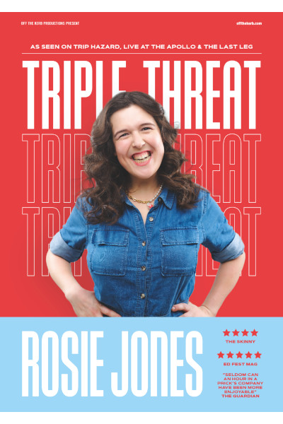 Buy tickets for Rosie Jones - Triple Threat tour